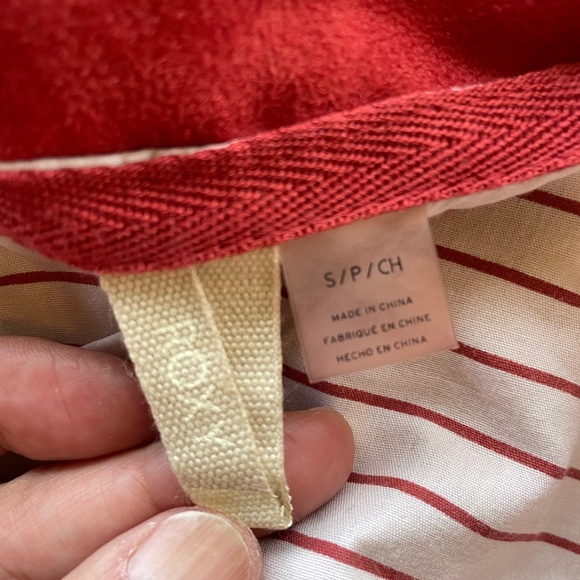 Roxy Red Suede Biker Jacket - Picture 7 of 7